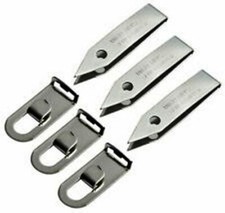 Uncle Bill's Sliver Gripper Tweezers Stainless Steel Keychain Clip  3-Pack 