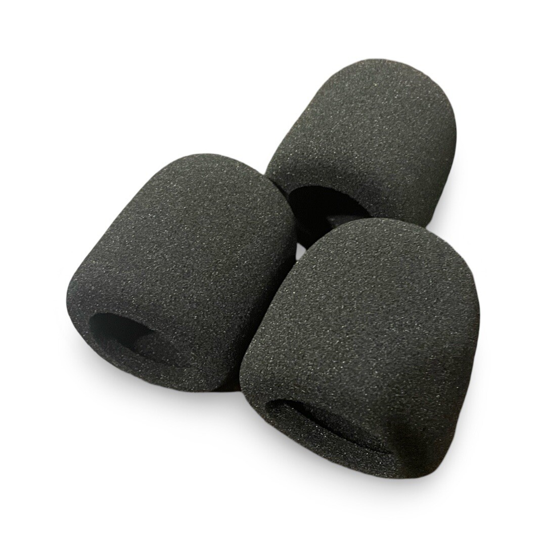 Microphone Windscreen Foam Cover Top (3 pieces)-image