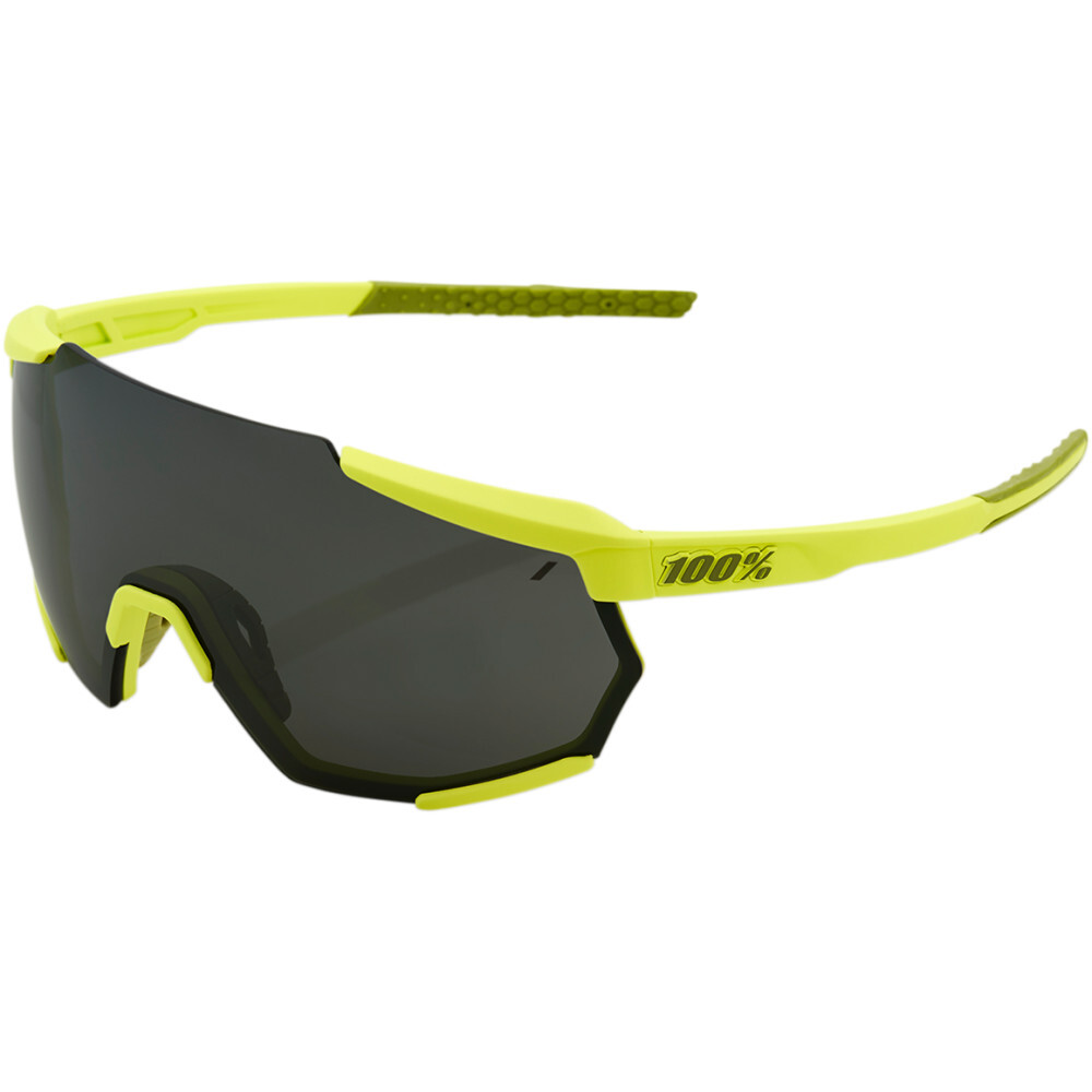 100% Racetrap Performance Sunglasses (Soft Tact Banana 100% Racetrap Performance Sunglasses (Soft Tact Banana