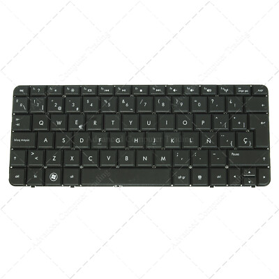 Teclado De Repuesto Completo Para HP Mini 210 Series (210-2000, 3000, 4000) - Color Negro, Distribución Española QWERTY