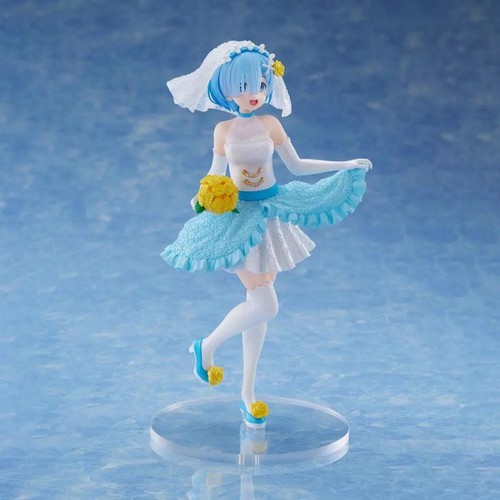 Re:Zero Starting Life in Another World Rem Wedding PVC Statue 20cm - Picture 4 of 7