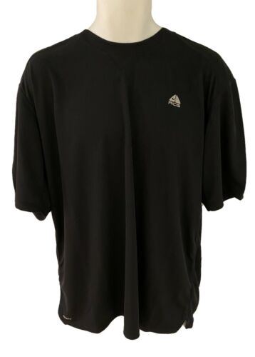 Nuova camicia top attivo Nike ACG da uomo FitDry strato base nera XL