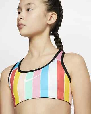 Nike Reversible Sport-BH Kinder Mädchen CJ7664-010 Tank Top Oberteil Neu XL - Bild 1 von 2