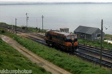 CIE 156 from above Rosslare Harbour Mainland 1983 Eire Rail Photo