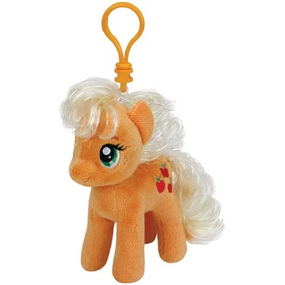 My Little Pony Ty Beanie Babies Plush Keychain Apple Jack 0.06