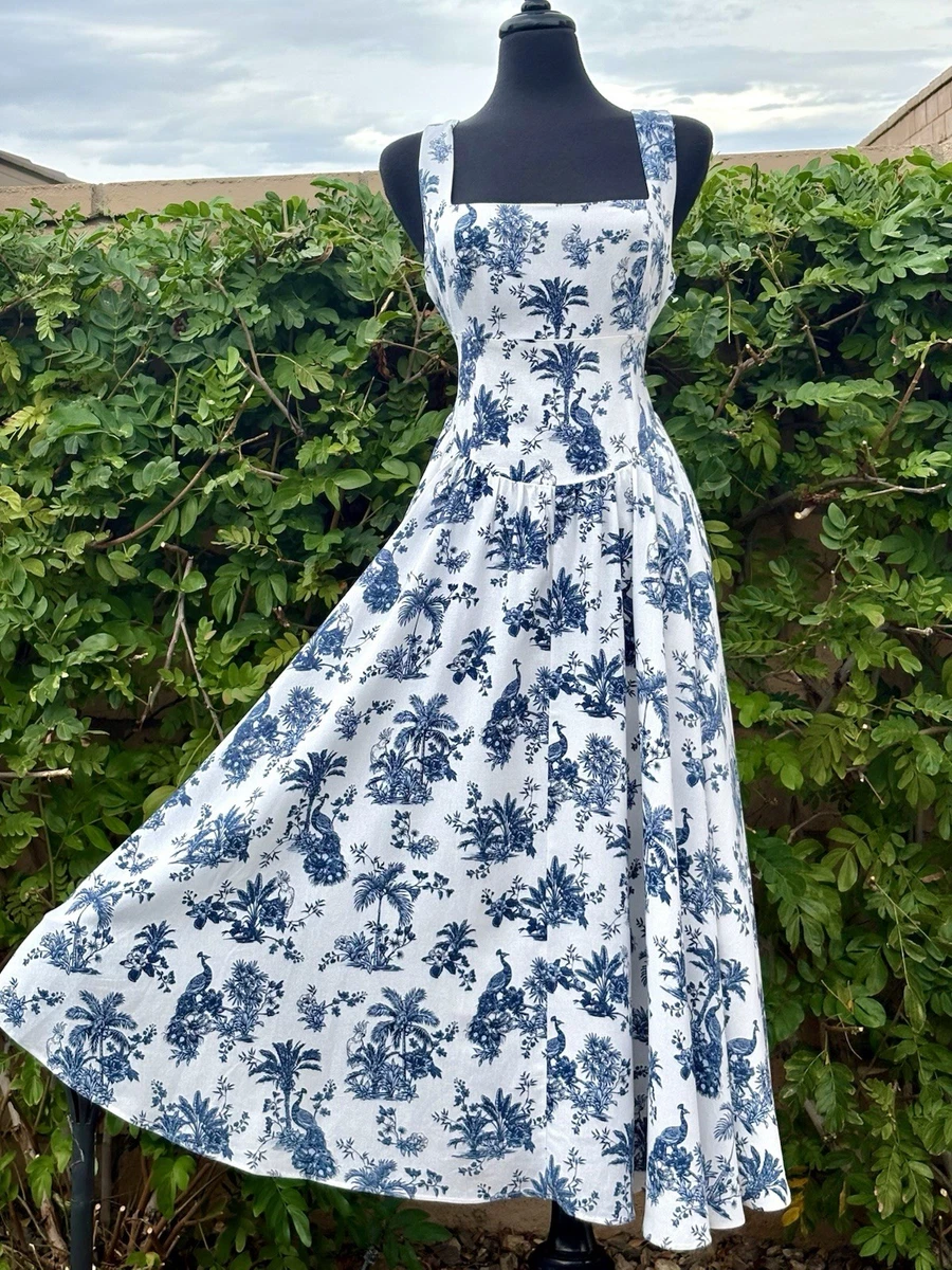 Linen Long Floral Maxi Dresses for Women for sale | eBay