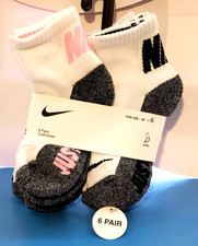 Nike 6-Pack Lightweight Cushioned Socks YTH 10C -3Y Small Kids Girls