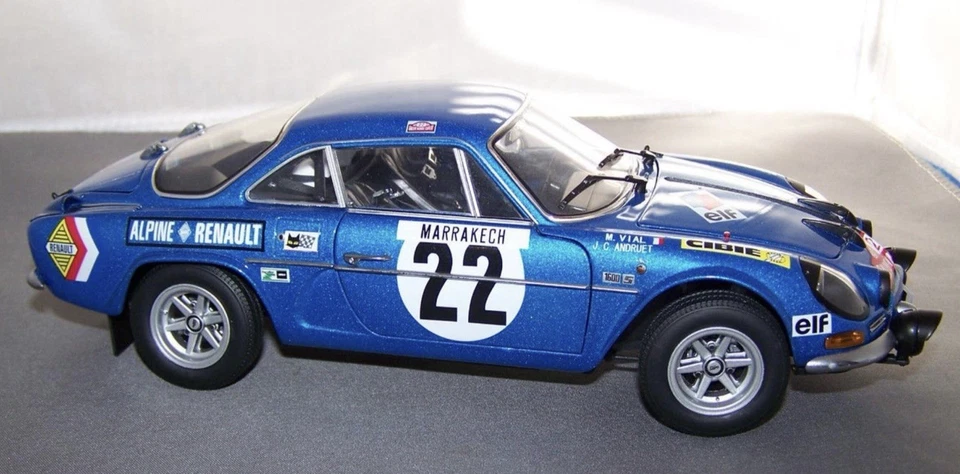 Raro Kyosho 1:18 Alpine A110 1600S #22 Monte Carlo 1971 Foto 4 de 4