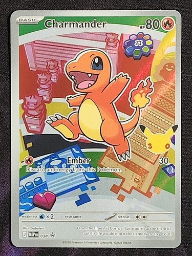 Pokemon Charmander 038 Black Star Promo BSP