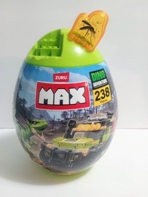 BRAND NEW-ZURU MAX Raptor Force Dino Adventure, 238 Pieces  (TMC)