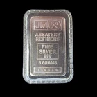 Johnson Matthey 5g Silver Bar .999 Sealed JM Assayers Serial #160516