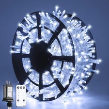 JMEXSUSS 168FT 600 LED White Christmas Lights Outdoor with 600 LED, 