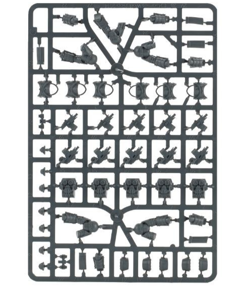 Games Workshop Warhammer 40k – Cataphractii Terminators Con Pugno Di Catena (x5) – Scatola Da Montare