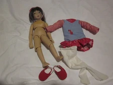 Asian Vinyl Fully Jointed 10.5" Girl Doll