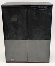 Laserline CD6000 CD Storage Holder Rack 60 CD Case Black w/ Doors MADE IN USA