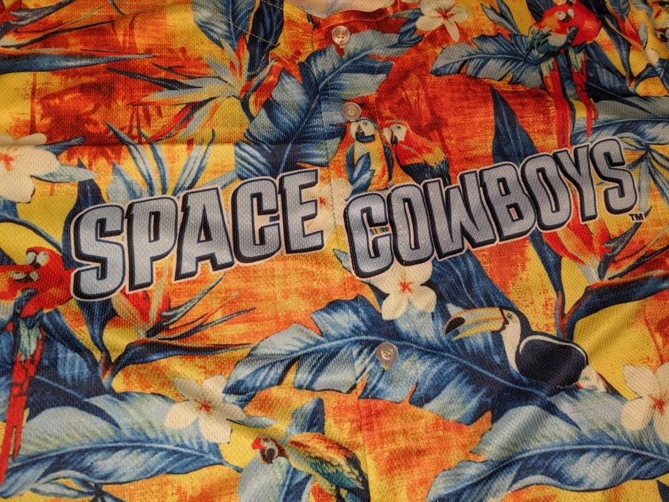 Camisa Jersey Sugar Land Space Cowboys Margaritaville Adulto XL Hawaiana MiLB SGA Foto 2 de 4