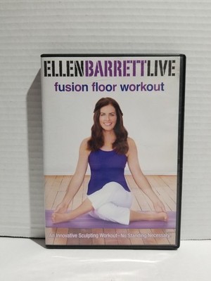 Ellen Barrett Live Fusion Floor Workout DVD Yoga Pilates Dance OOP Rare