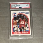 MICHAEL JORDAN~1989 HOOPS ALL-STAR GAME PSA-9 MINT GRADED NBA CARD#21 (NEW CASE)