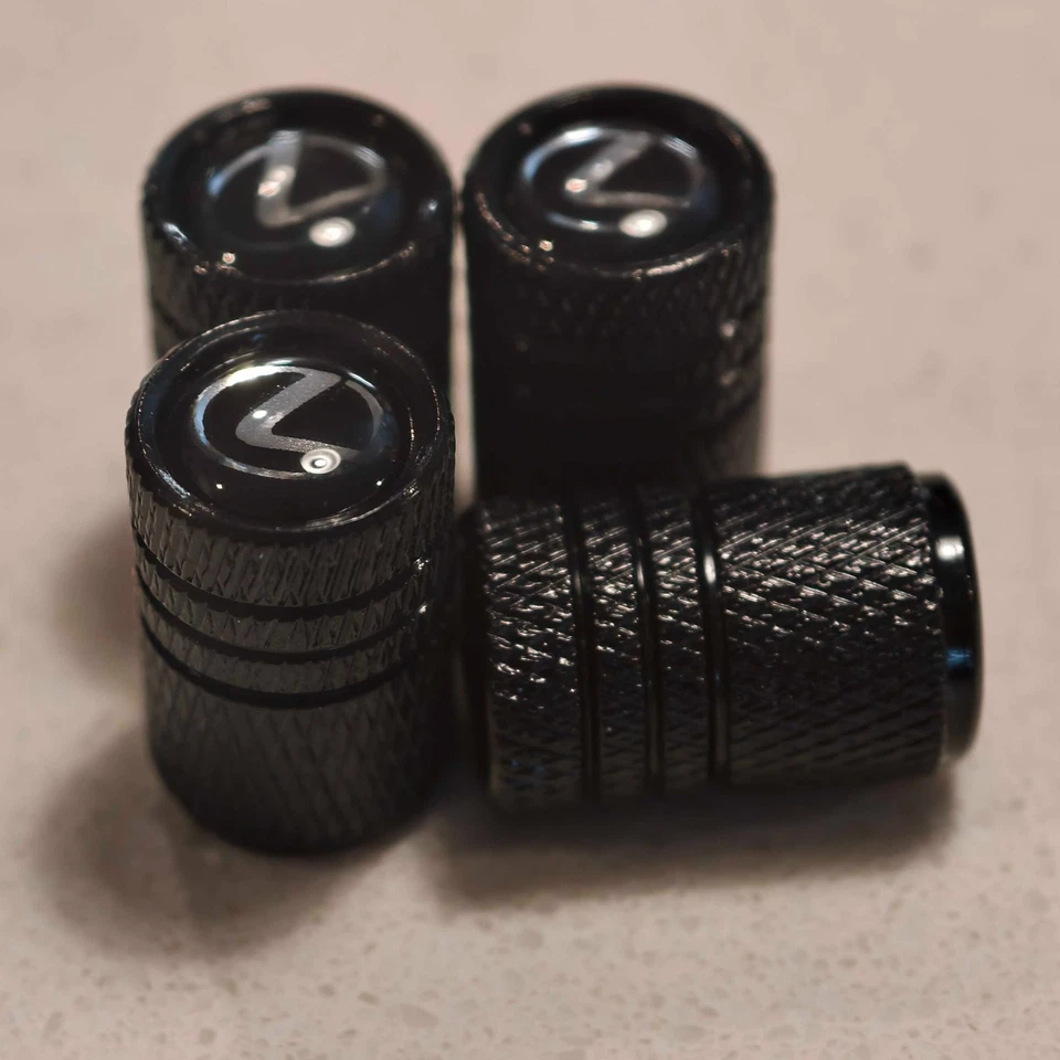 4x Tapas de vástago de válvula de neumático para coche camión se adapta a LEXUS Foto 3 de 3
