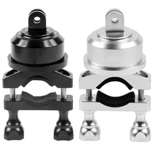 Aluminum 360° Rotation Base Motorcycle Bicycle Handlebar Mount for GoPro DJI