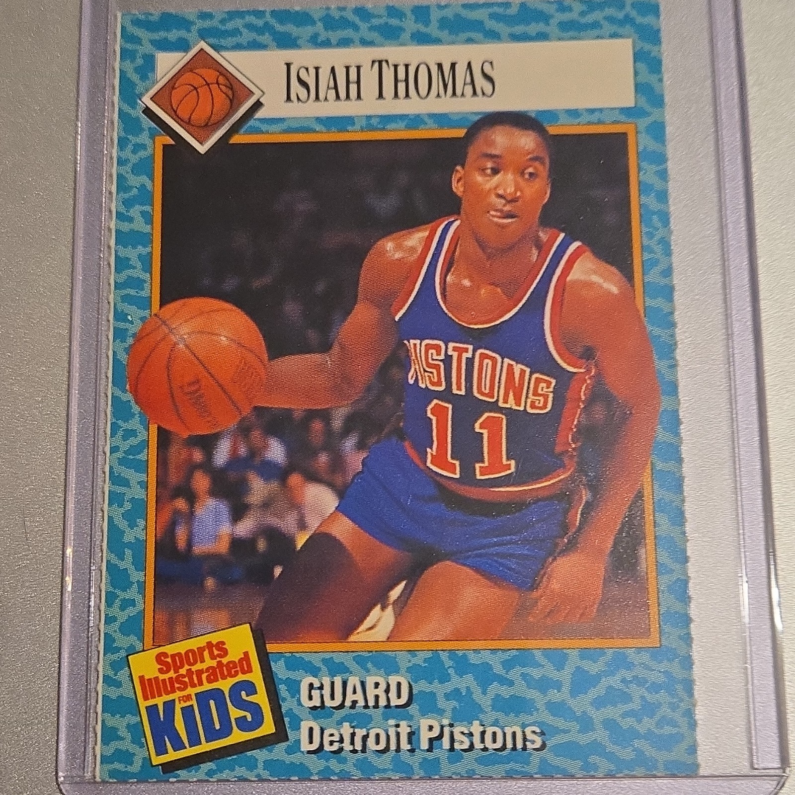 Sports Illustrated for Kids 1989 Isiah Thomas #6 Detroit Pistons Basketball Base