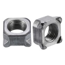 10Pcs Weld Nuts M14-1.5 Square UNC Carbon Steel Machine Screw Gray
