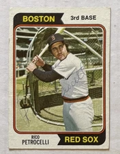 Rico Petrocelli 1974 Topps ON-CARD AUTO Buyback HA Retrograph Red Sox Autograph