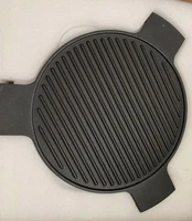 DC144 Cast Iron Grill Plate Setter 15” Kamado Medium Big Green Egg Pizza Stone