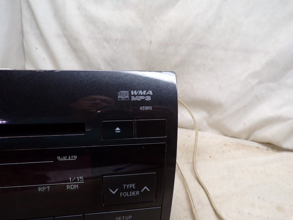 07 08 09 10 11 12 13 Toyota Tundra Sequoia Radio CD A51893 86120-0C290 AYS86 Foto 3 de 4