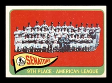 1965 Topps #267 Washington Senators TC EX X3575102