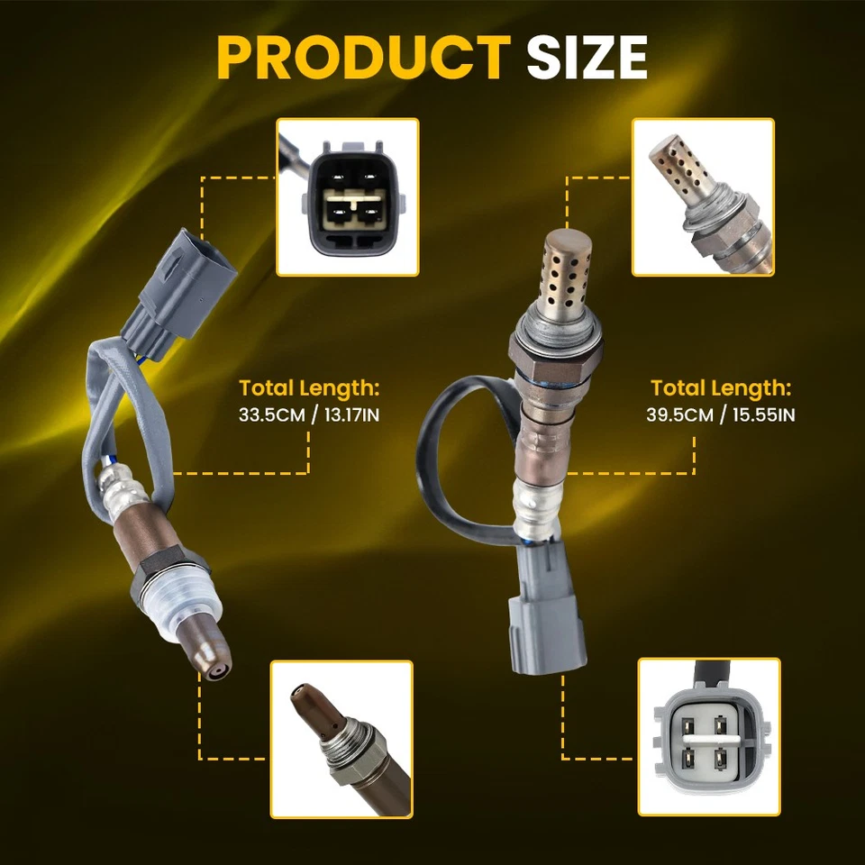 Up+Downstream Oxygen Sensor For 2005-2013 Toyota Tundra 4Runner Sequoia 4-20X - Image 3 of 4
