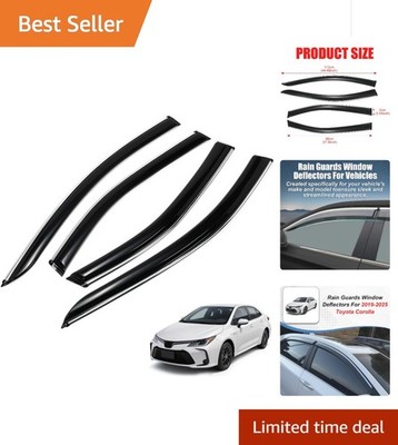 Acrylic Rain Guards & Wind Deflectors for 2019-2024 T-/Levin - UV Resistant
