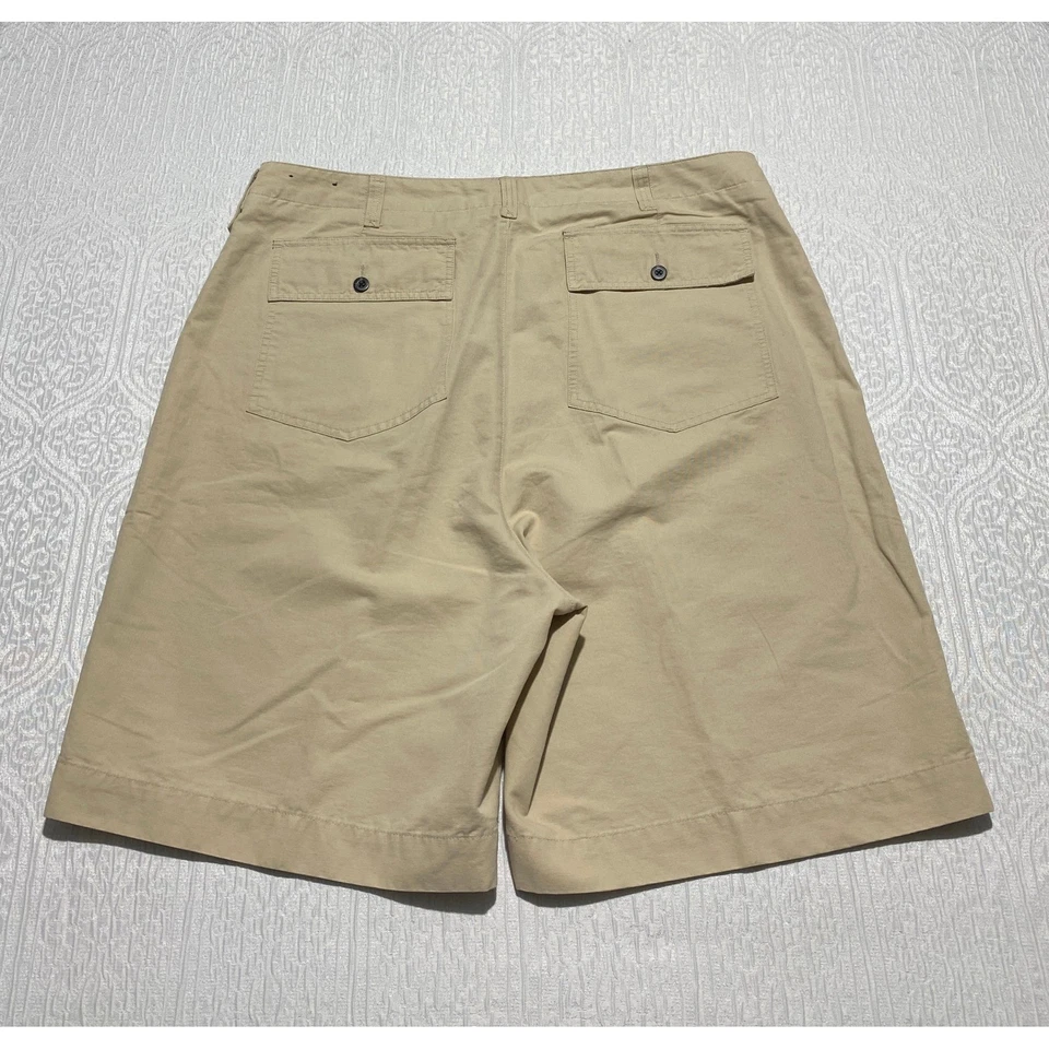 Victorinox Mens 40 Tan Beige Khaki Cotton Utility Cargo Shorts Pockets - Image 3 of 4