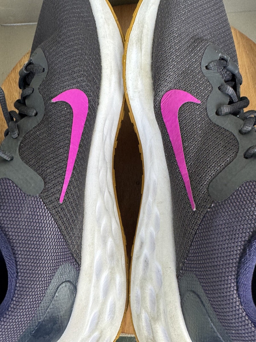 Nike Revolution 6 Anthracite/Vivid Purple DD8475–011 Men display picture 1
