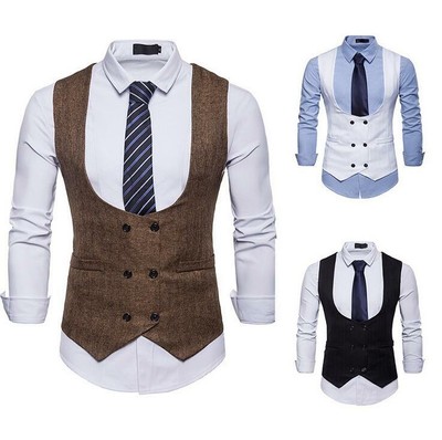 u shape waistcoat