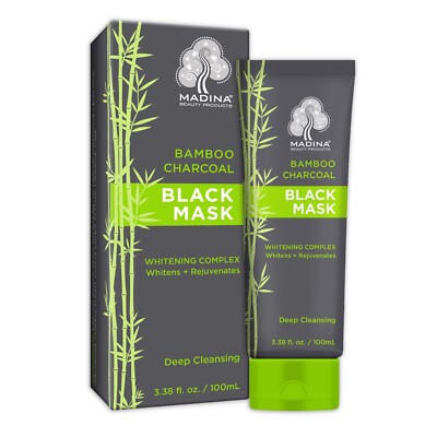 Madina BAMBOO CHARCOAL Black Mask