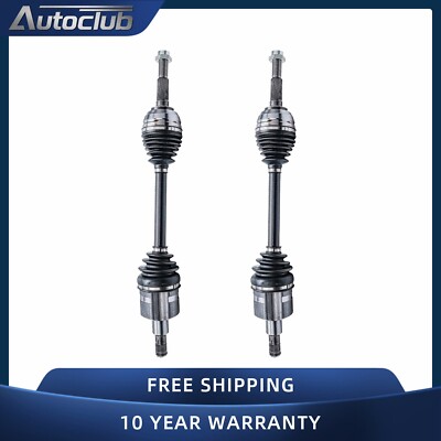 Pair Front CV Axle Shaft for Chevy Trailblazer GMC Envoy XUV XL EXT Rainier Olds
