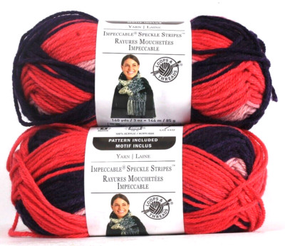 2 Count Impeccable 3 Oz Loops & Threads Amethyst 4 Medium Acrylic Yarn