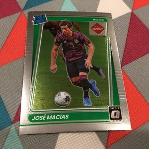 2021-22 Donruss Soccer Road to Qatar Base Optic RC Jose Macias #183 mexico