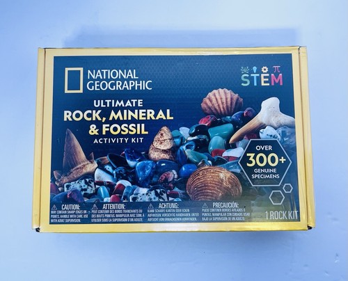 National Geographic Ultimate Rock, Mineral and Fossil Kit, Over 300+ Specimen