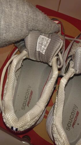 Saucony Griglia Donna Giro 18025-1. Scarpe da allenamento running rosso argento. Taglia 6,5 - Foto 5 di 11