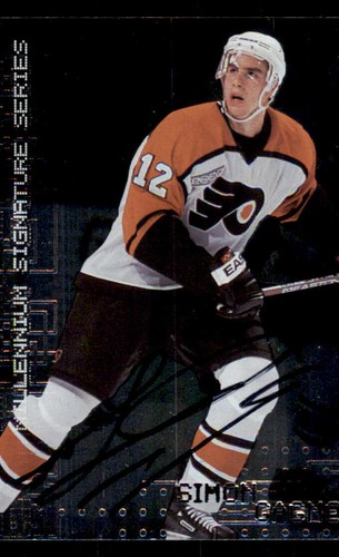 1999-00 BAP Millennium AUTO #183 Simon Gagne