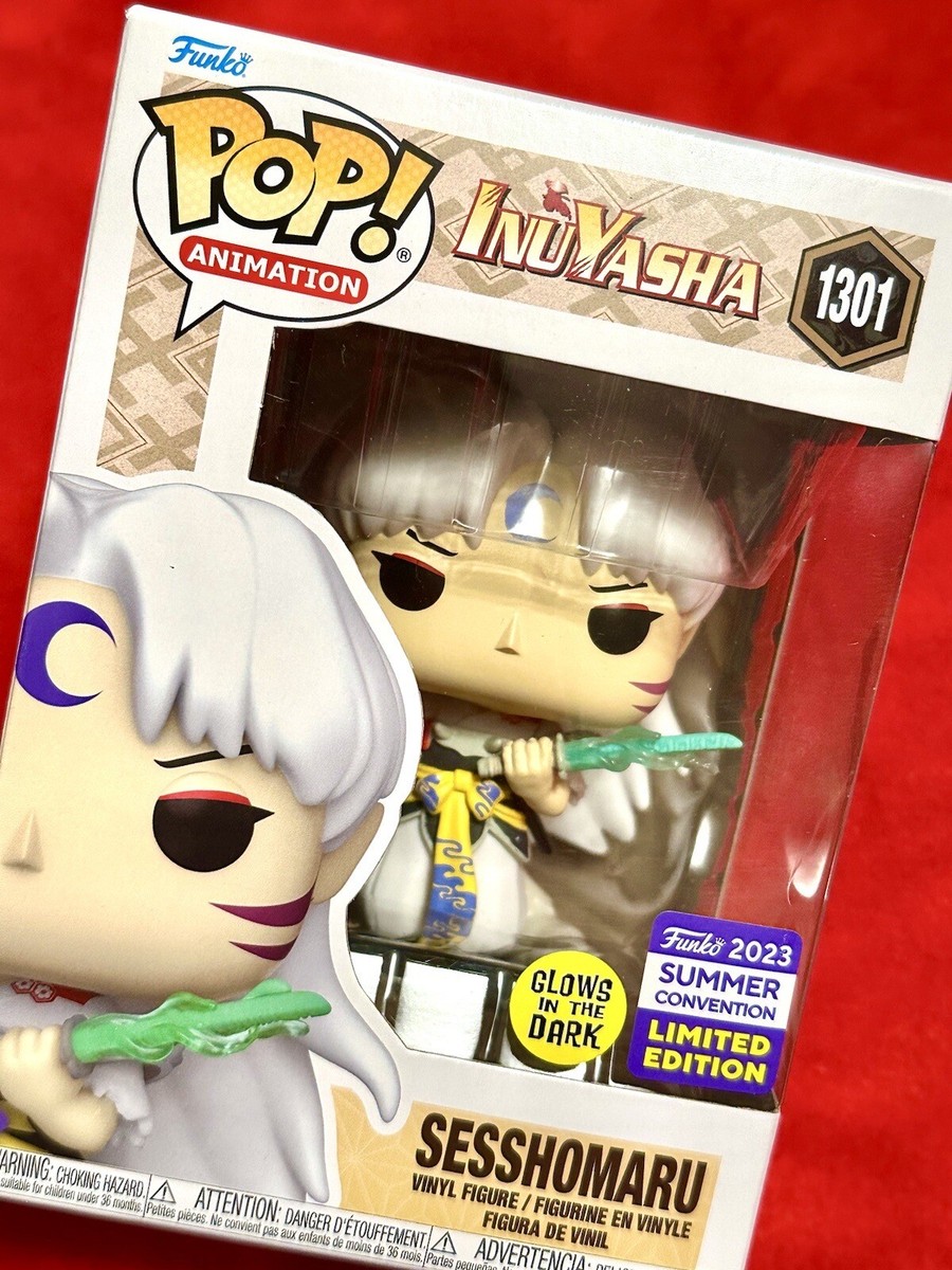 FUNKO INUYASHA POP 1301 SESSHOMARU WITH SWORD GLOW SDCC SUMMER