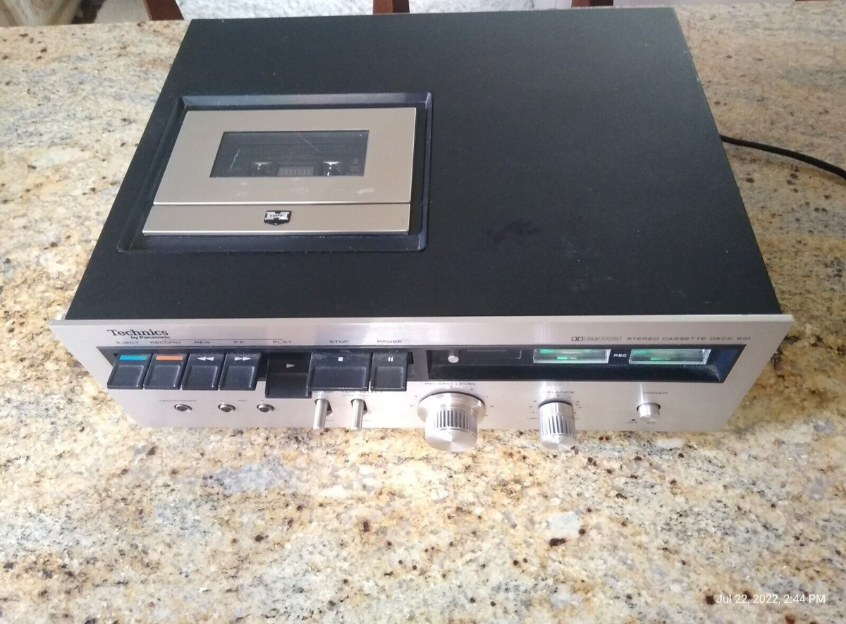 Rare Vintage Technics RS-610US Stereo Cassette Deck Made in Japan