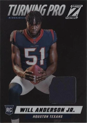 2023 Panini Zenith Will Anderson #TPM-WAJ