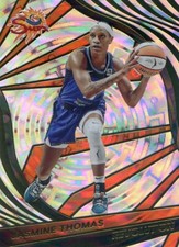 2022 Panini Revolution WNBA JASMINE THOMAS #34 FRACTAL PARALLEL SUN