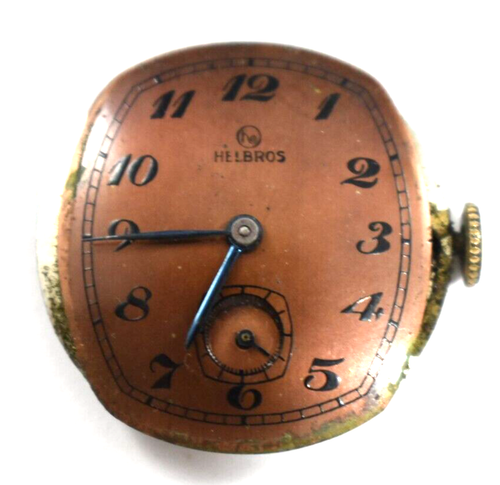 Vintage Helbros Manual Wind 7J 84 Wrist Watch Movement lot.a0 - Picture 2 of 3