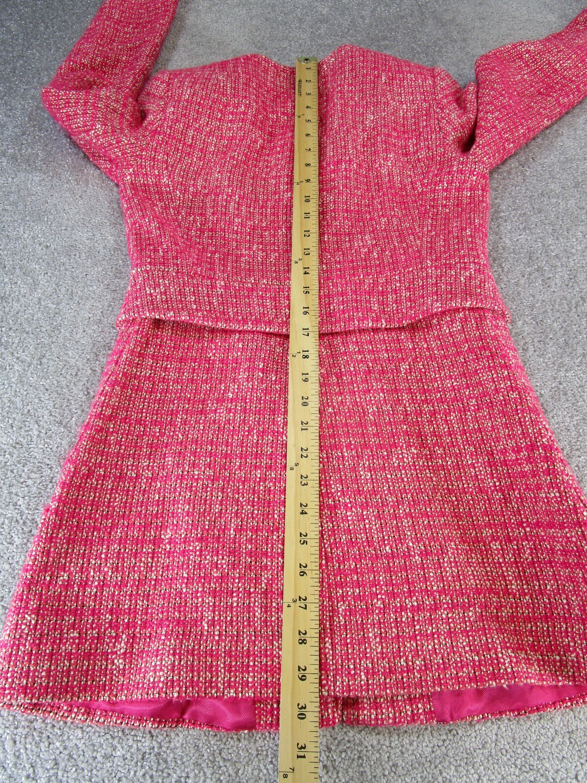 Zara Basic Jacket Womens Small Pink Overcoat - image 8