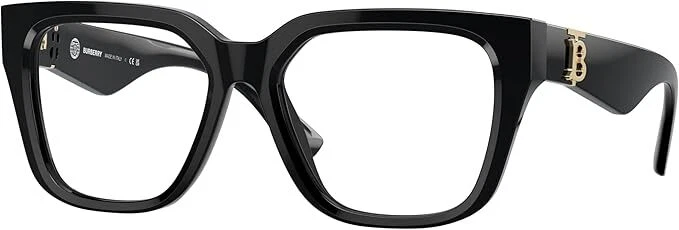 BURBERRY Glasses BE2403 3001 Black Demo Lens