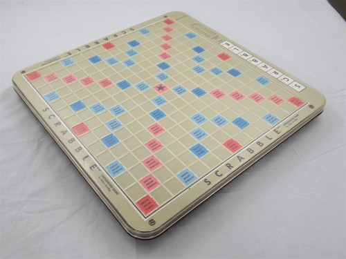 SCRABBLE 1989 Deluxe Edition #4034 Turn Table Base Complete Box Milton Bradley - Picture 9 of 12
